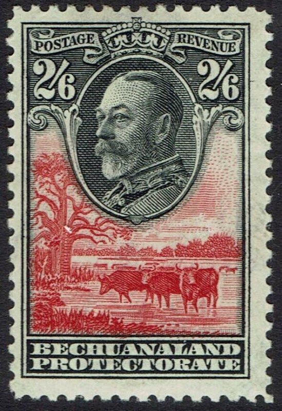 BECHUANALAND 1932 KGV CATTLE 2/6