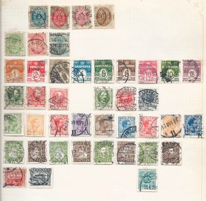 Denmark - 42 Different - All prior to 1930 - See Scans