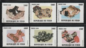 Chad 2000 Minerals Rocks Sc 839-844 MNH A2533