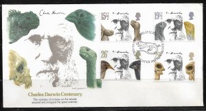 1982 Great Britain 965-8 Darwin C/S FDC