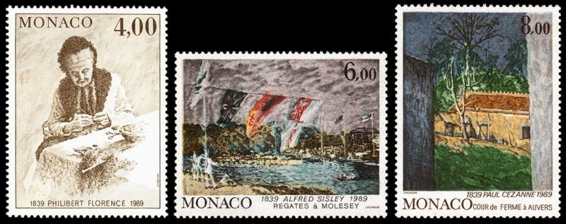 Monaco Scott 1689-1691 (1989) Mint NH VF Complete Set B