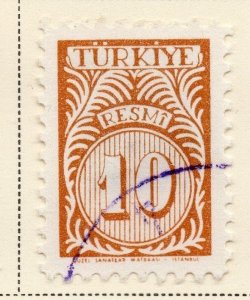 Turkey 1957 Early Issue Fine Used 10k. 086017
