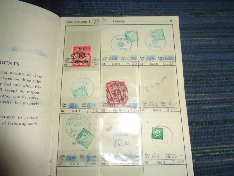 DANZIG COLLECTION IN APPROVAL BOOK, MINT/USED