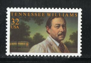 3002 * TENNESSEE WILLIAMS *   U.S. Postage Stamp Single MNH