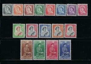 NEW ZEALAND SCOTT #288-301 1953-57 QEII SET - MINT NEVER  HINGED