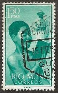 Rio Muni # 5 used. 1960. (S1369)