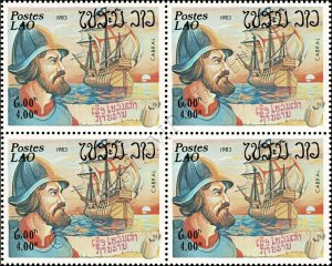 Seafarers -BLOCK OF 4- (MNH)