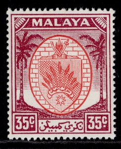 MALAYSIA - Negri Sembilan GVI SG57, 35c scarlet & purple, NH MINT.