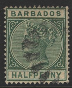 Barbados Sc#60 Used