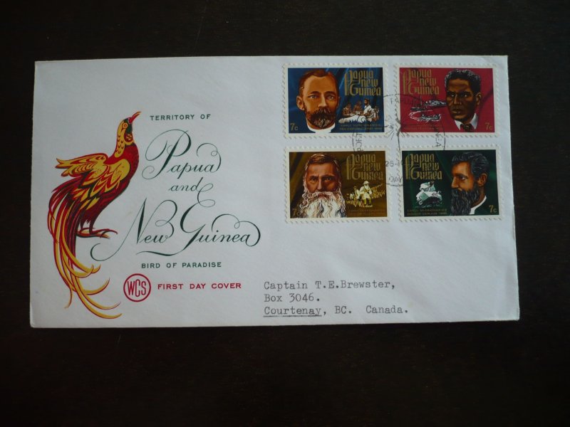 Postal History - Papua New Guinea- Scott# 355-358 -First Day Cover