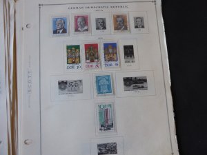 Germany and Area 1975-1977 Mint/Used Stamp Collection on Scott Int Album Pages