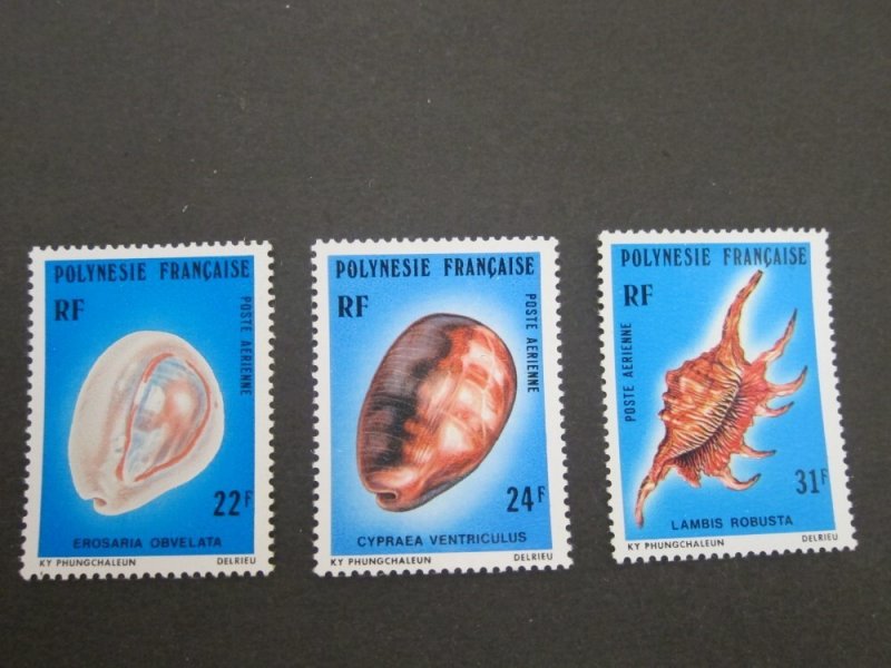 French Polynesia 1978 Sc C156-8 set MNH