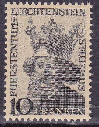 Liechtenstein 1946 10fr. Saint Lucius Pristine Swiss Quality   VF/NH/(**)