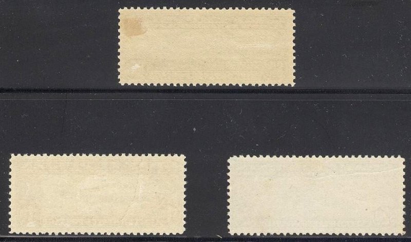 US, C13-C15, Graf Zeppelin, MINT H/LH Stamps, original gum, bright colors