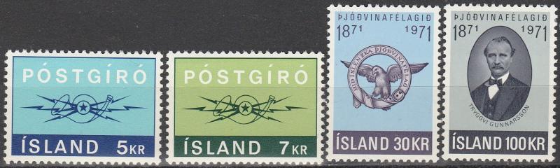 Iceland #431-4  MNH CV $8.55 (A3337)