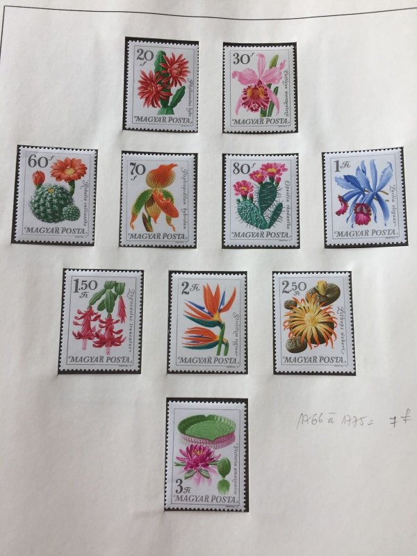 HUNGARY 1965 Sport Wildlife Flowers MNH on 8 Pages(Aprx 60+ Items)Apr655 