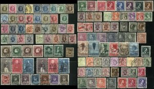 Early BELGIUM Postage Stamp Collection Europe Used