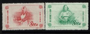 China (PRC) SC# 175 and 176, Mint No Gum -  Lot 121116