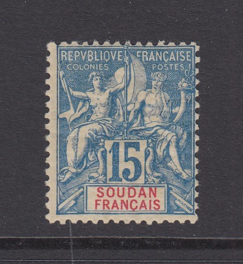 French Sudan, Scott 9 (Yvert 8), MLH