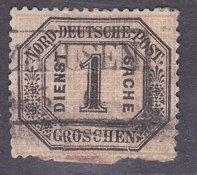 N German Confed sc#o4 1870 1g Numeral used