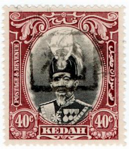 (I.B) Malaya States Revenue : Kedah Duty 40c (Japanese Occupation)