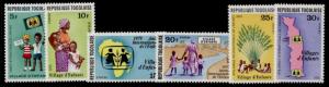 Togo 1023-8 MNH IYC, International Year of the Child, Map, Children