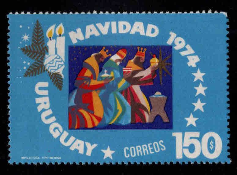 Uruguay Scott 907 MNH** Christmas 1974 stamp