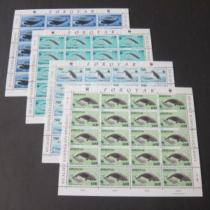 Faroe Islands Sc 208-221 Full sheet WWF set MNH