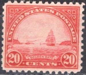 SCOTT 698  MINT LIGHT HINGE  SHERWOOD STAMP  A9