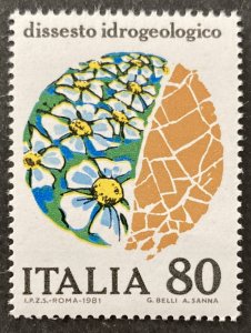 Italy 1981 #1463, Hydro-Geological Research, MNH.