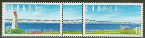 #1646a Canada MNH 45¢ Confederation Bridge se-tenant