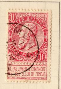 Belgium 1893-1904 Early Issue Fine Used 10c. 251269