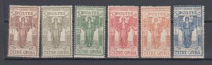 J43972 JL Stamps 1926 oltre giuba set mh #b1-6 peace