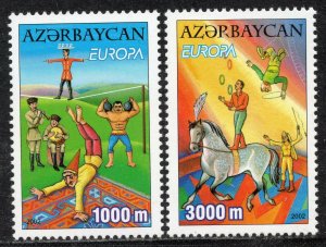 EUROPA 2002 - Azerbaijan - The Circus - MNH Set