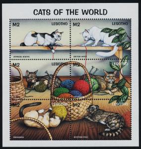 Lesotho 1104-5 MNH Cats of the World