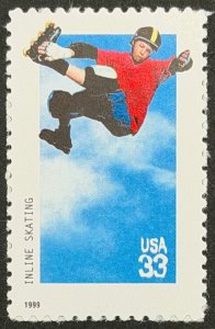 USA, 1999, SC# 3324, Inline Skating, Unused, MNH, VF