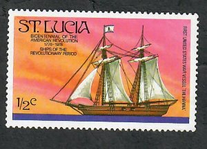 St. Lucia #379 Mint Hinged single