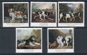 GB 1991 Dog Paintings MUH