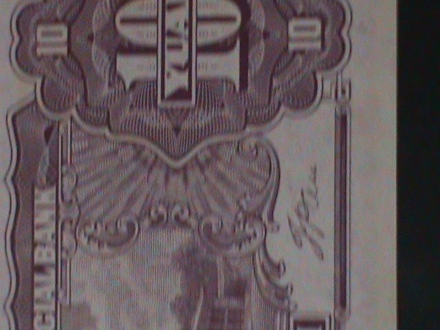 ​CHINA-1940-KWANGTUNG PROVINCIAL BANK-TEN YUAN UNC-84 YEARS OLD CURRENCY-XF