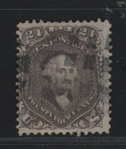 78b F-VF used neat fancy cancel with nice color cv $ 400 ! see pic !