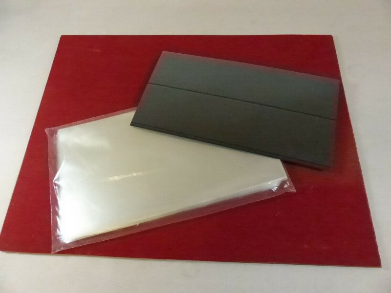 High grade clear protective sleeve for DL size FD Covers & presentation packs