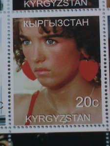 ​KYRGYZSTAN STAMP:2000 ISABELLE ADJANI MNH STAMP SHEET.