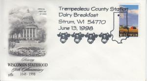 1998 Wisconsin Trempealeau Cty Dairy Brkfst Strum Pictorial 