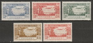 Dahomey 1940 Sc C1-5 air post set MNH**