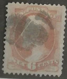 U.S. Scott #186 Lincoln Stamp - Used Single