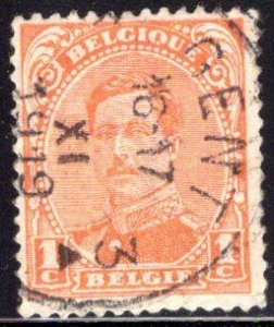 Belgium #108, used, SON Gent CDS 1919