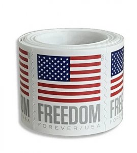For better price please contact 2023Flag Forever Stamps 1Roll of 100pcs