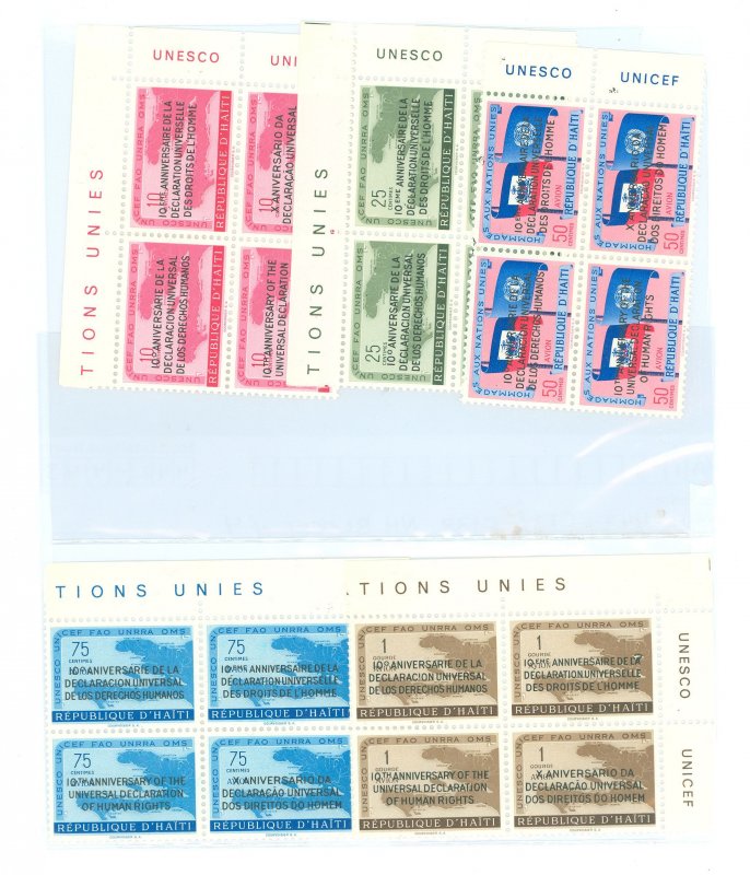 Haiti #442-443/C136  Multiple