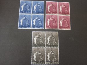 San Marino 1968 * 692-94 BLK(4) set MNH