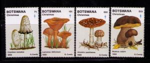 BOTSWANA Sc# 321 - 324 MNH FVF Set 4 Mushrooms